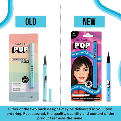Sugar Pop Waterproof Eyeliner Intense Black, Lightweight Smudge - Proof 1.5 MILLI_LITRE