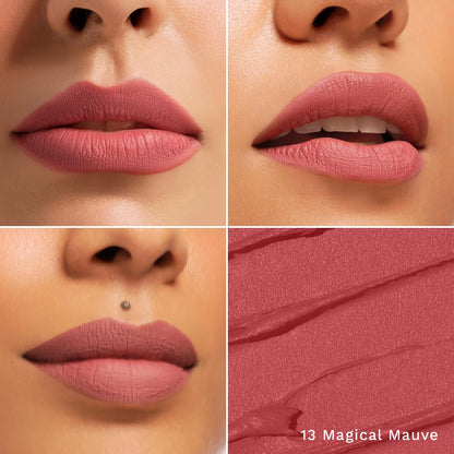 PILGRIM The Spanish Collection MATTE ME UP Lip Crayon (Primer+Matte Finish) - 13 Magical Mauve 1.4g