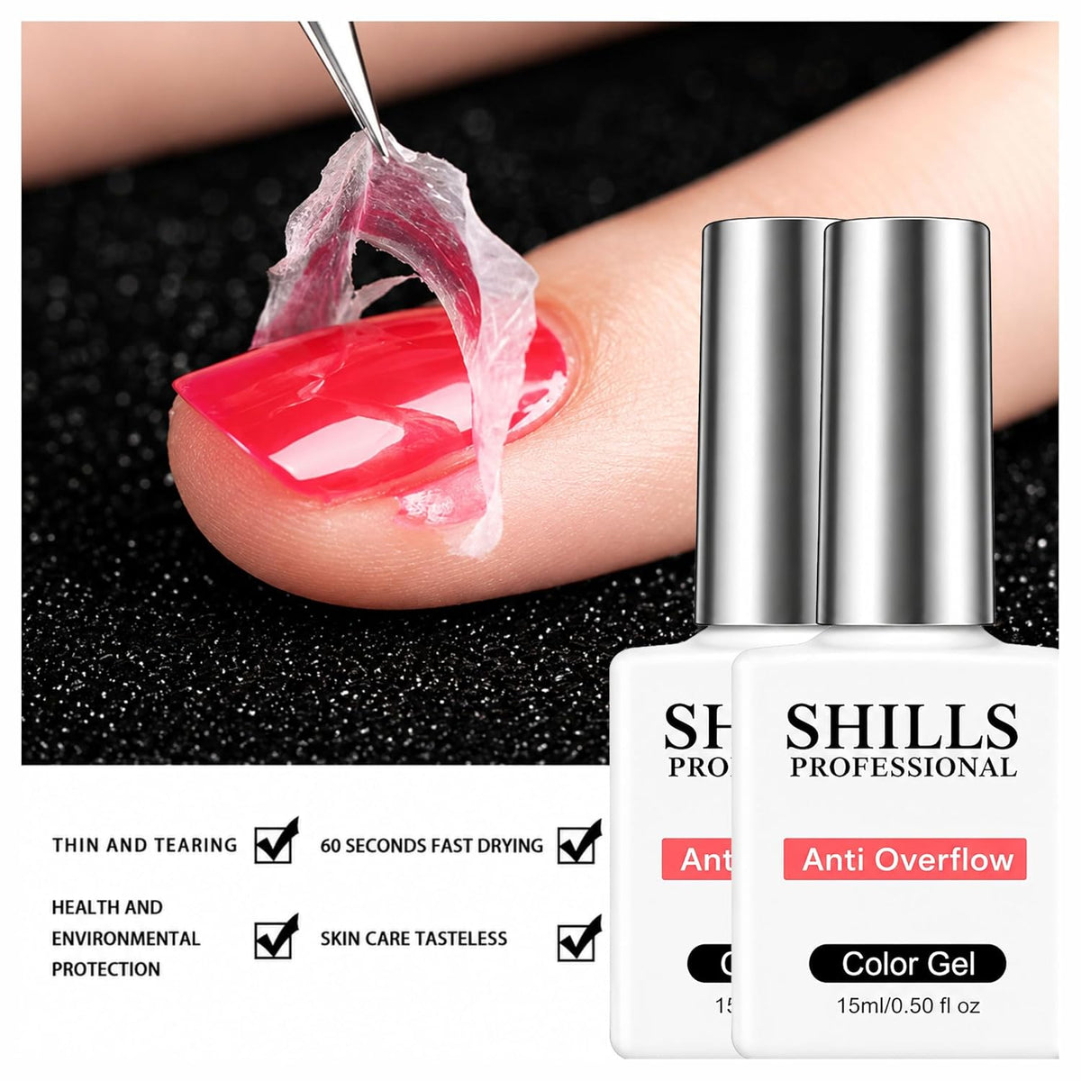 SHILLS PROFESSIONAL ANTI OVER FLOW PEEL POF GEL POLISH