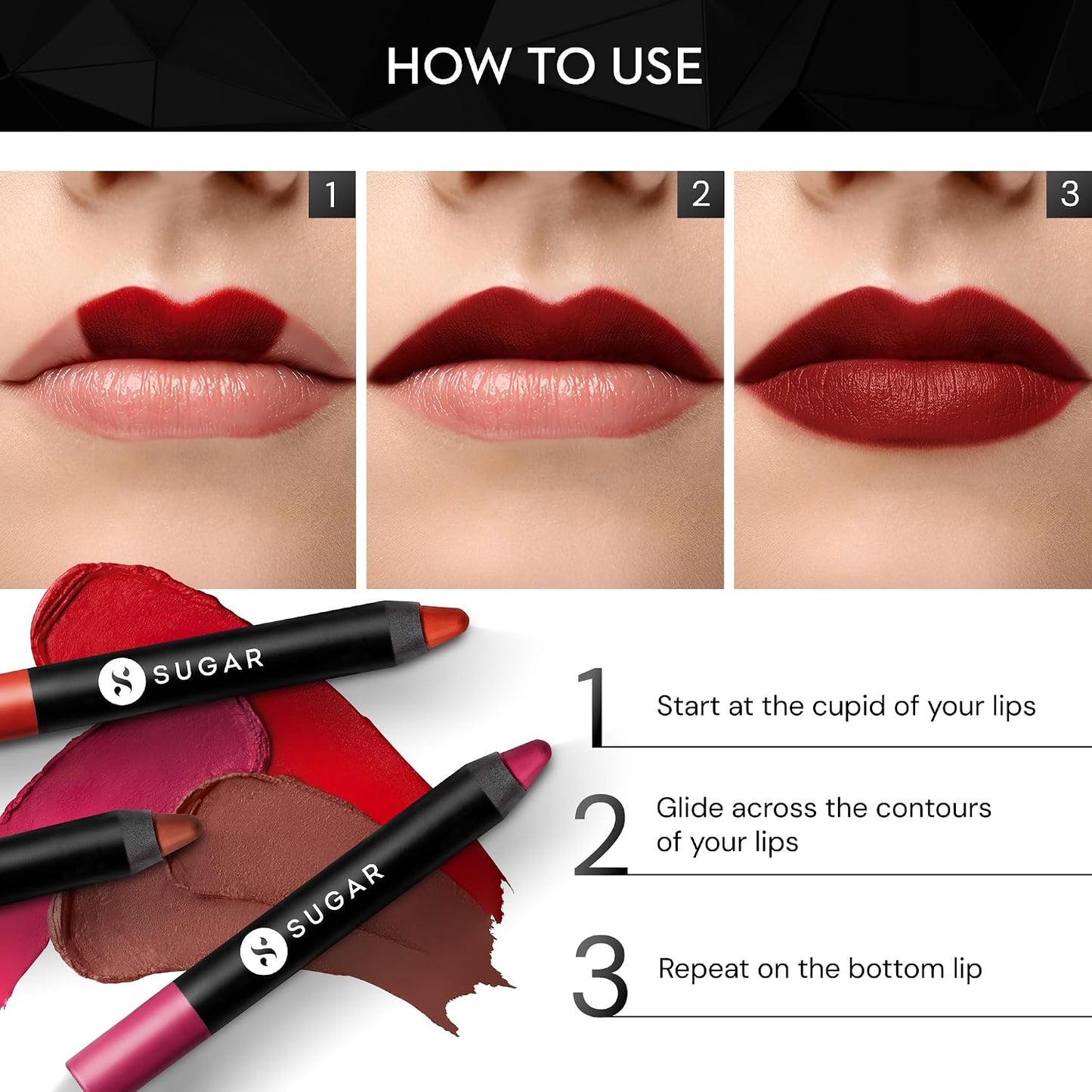 Sugar Cosmetics Matte As Hell Crayon Lipstick - Deep Chocolate Brown, 26 Vianne Rocher 2.8 GRAM
