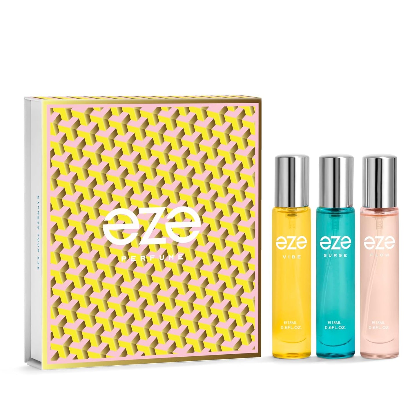 Eze Discovery Gift Set Luxury, Eau de Parfum (SURGE , NOMAD , ELETION) 18MLx3 PCS