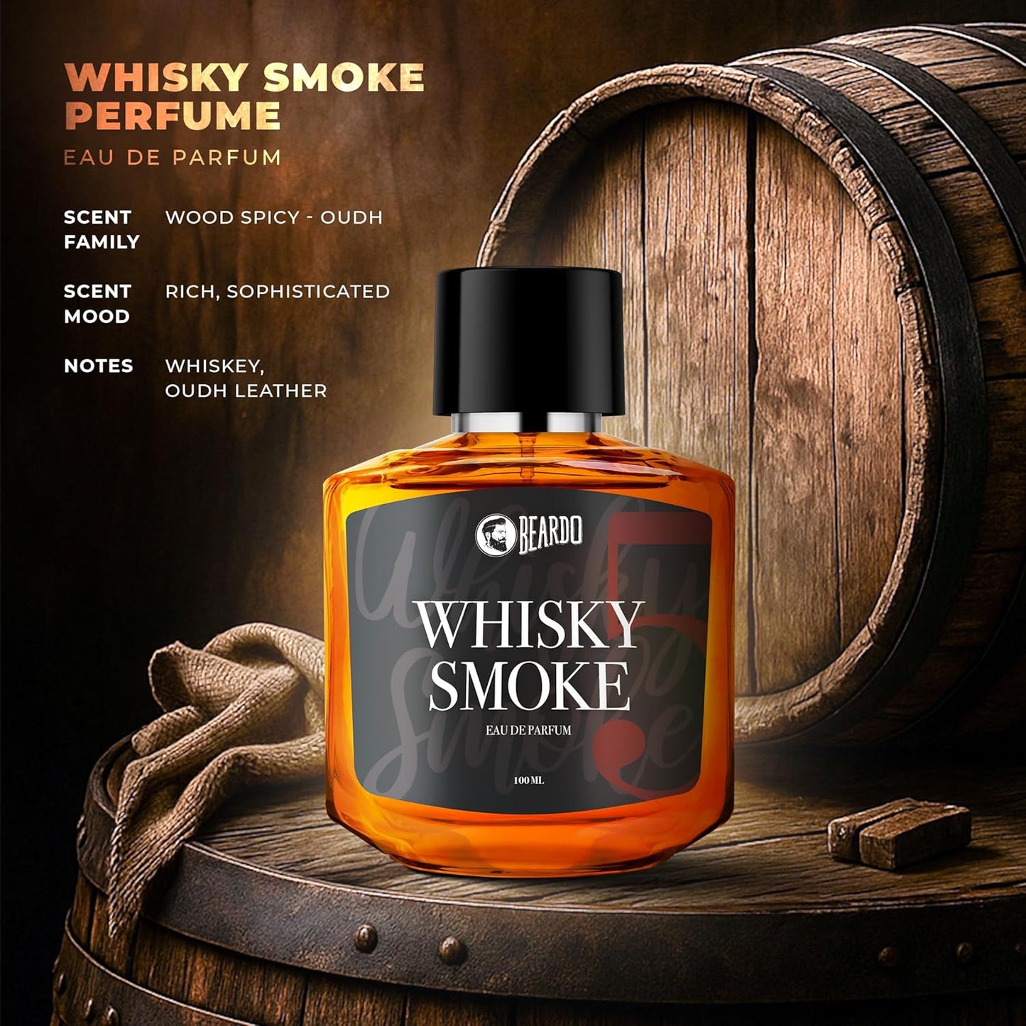 Beardo Whiskey Smoke Perfume 100 ml