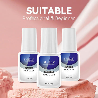 SHILLS PROFESSIONAL BRUSH ON NAIL GLUE