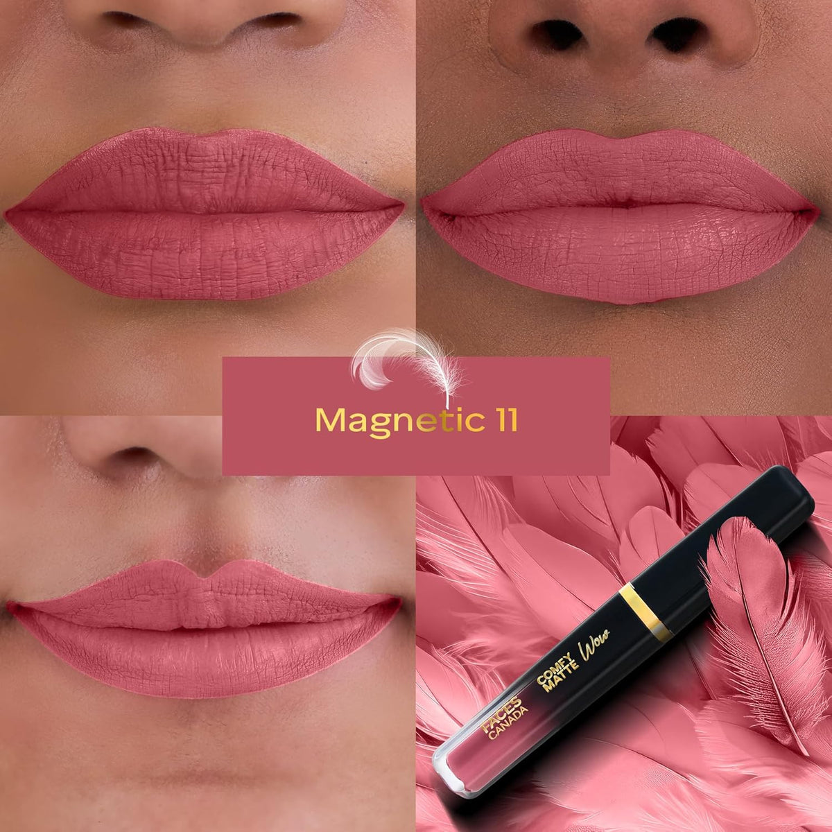 FACES CANADA Comfy Matte WOW Liquid Lipstick - 11 Magnetic