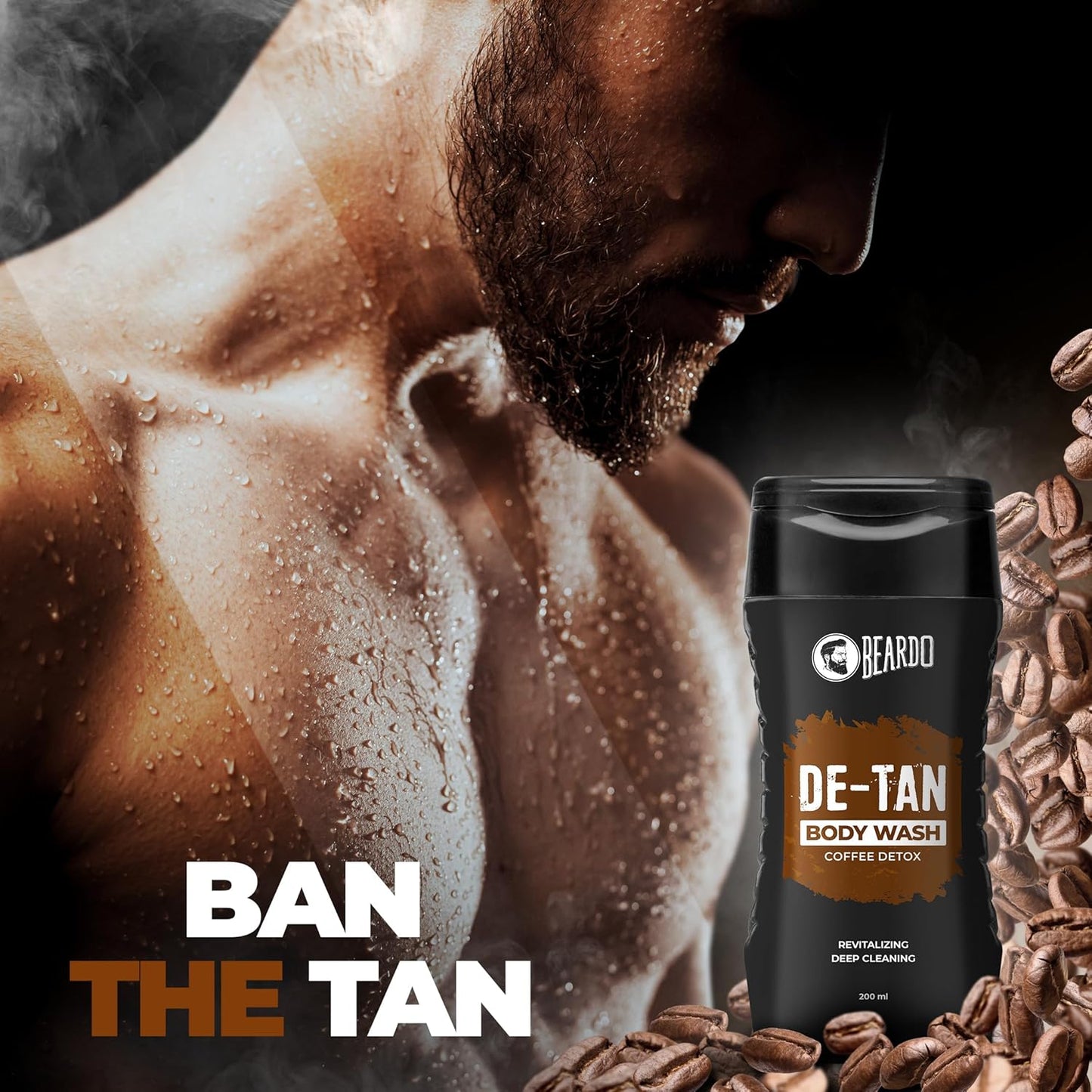 Beardo De-Tan Coffee Detox Body Wash 200 ml