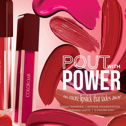 Colorbar Powerkiss Vegan Matte Lipcolor - Lover Boy Pink 5 ml