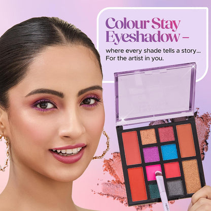Hilary Rhoda 12 Eyeshadow Palette Hr-K010 01 (Multicolor) Matte & Shimmery Finish 20 GRAM