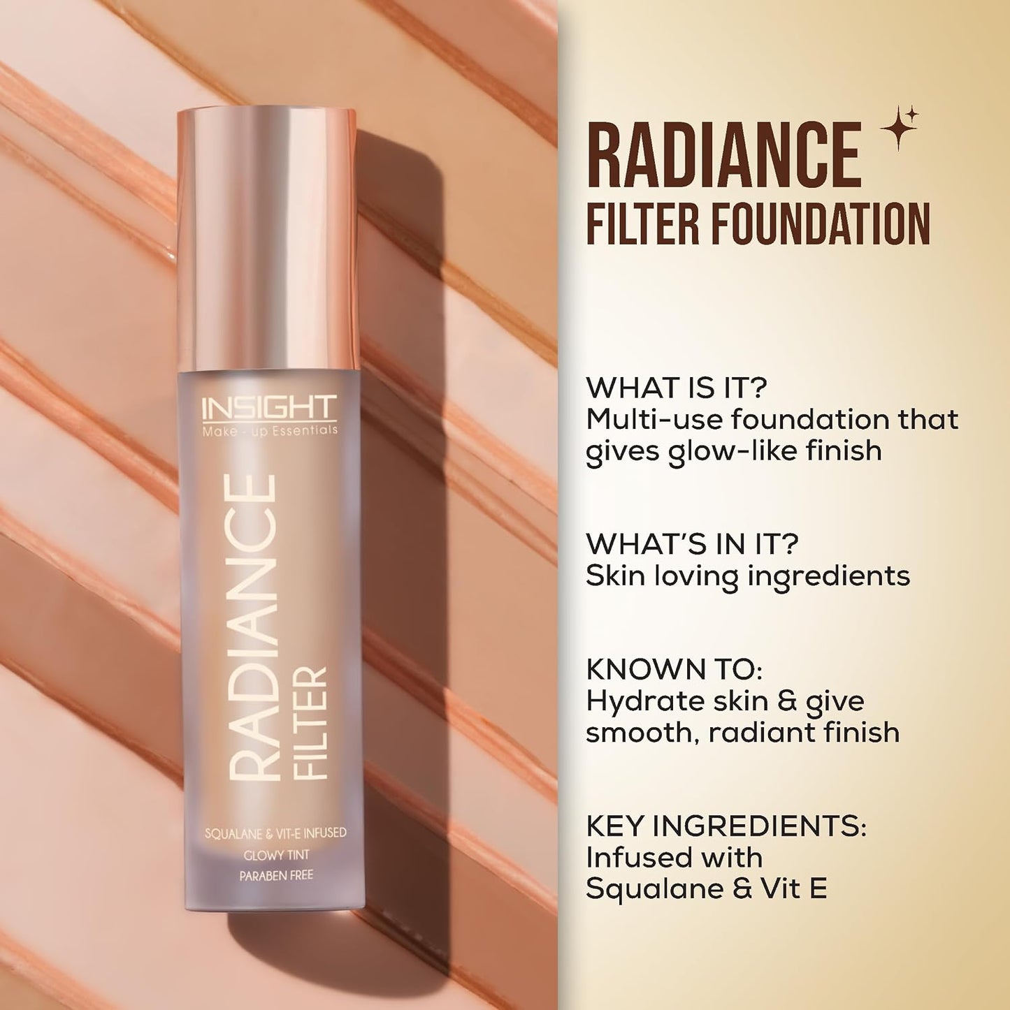 Insight Cosmetics Radiance Filter Liquid Highlighter (Fd40-Light) 11 g