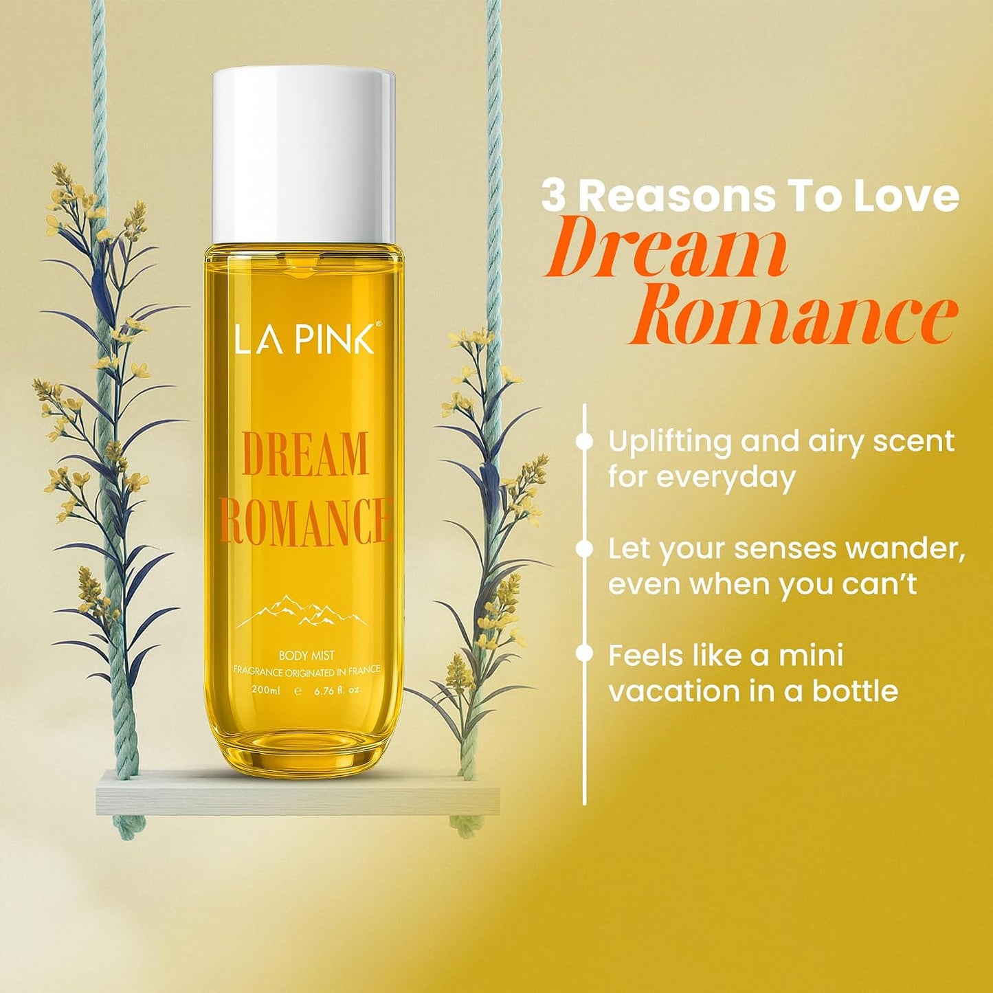 LA Pink Dream Romance Body Mist 200 ml