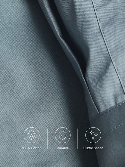 Regular Fit Cotton Sage Green Formal Shirt for Men (ROYAL)