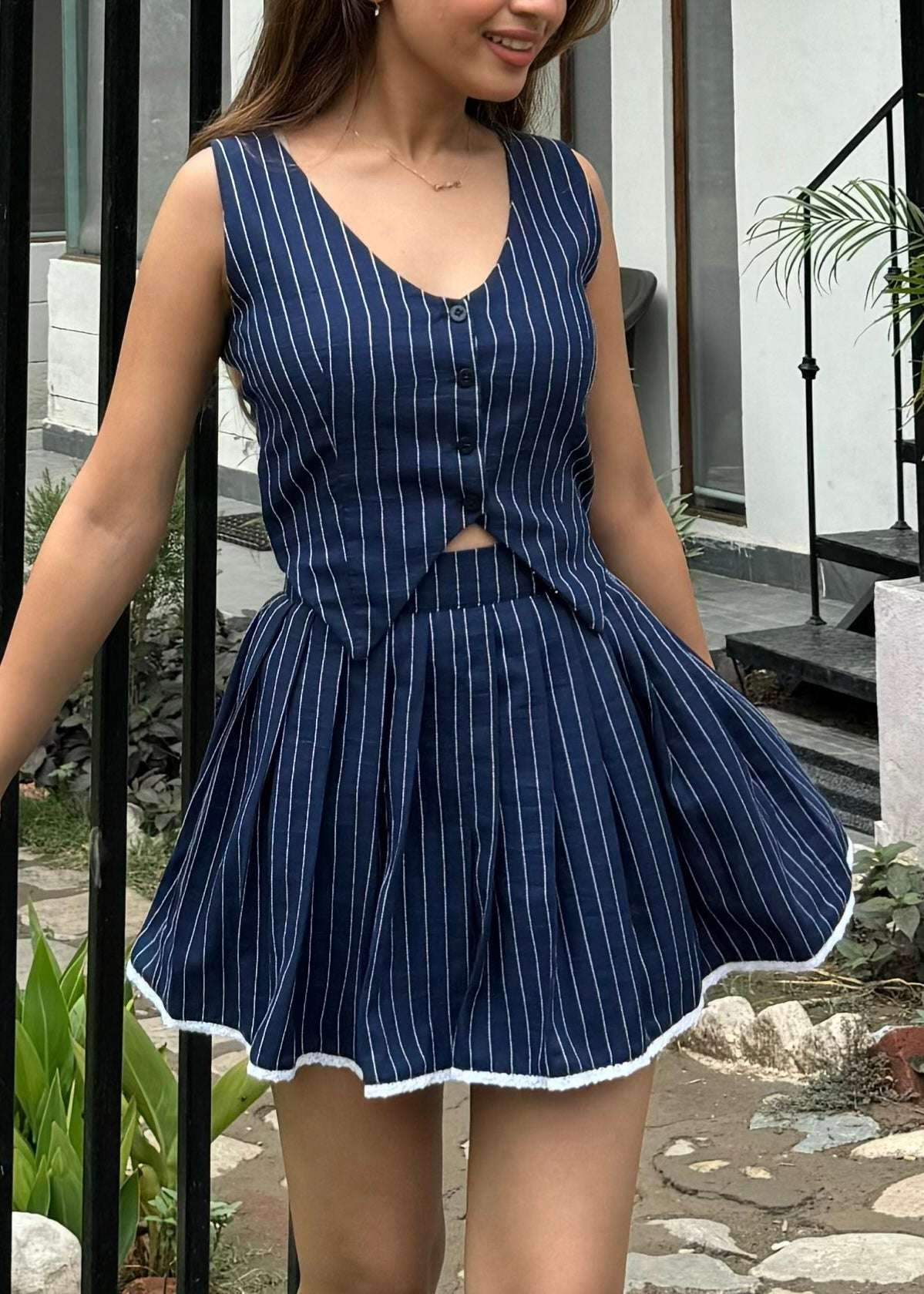 Pinstripe Waistcoat