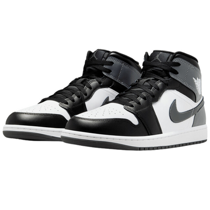 Jordan 1 Mid Black white iron grey