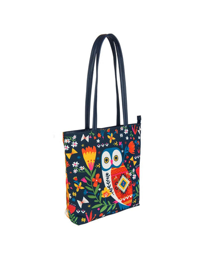 Killim Owl Tote Bag