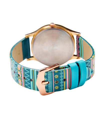 Ombre Aztec Watch Teal