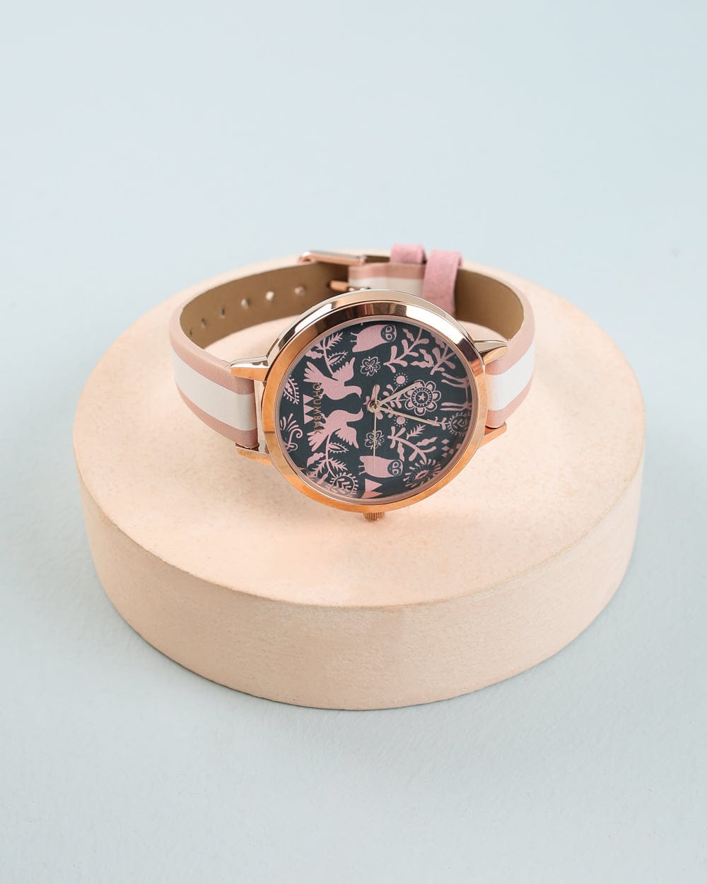Floral Birds Wrist Watch