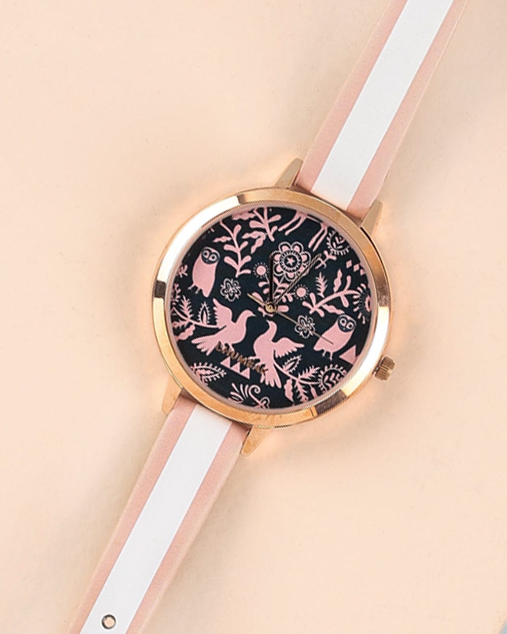 Floral Birds Wrist Watch