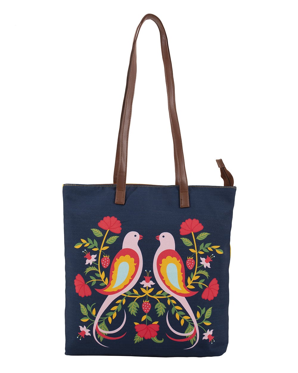 Feathered Mates Navy Tote Bag