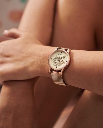 Abstract Peacock Watch