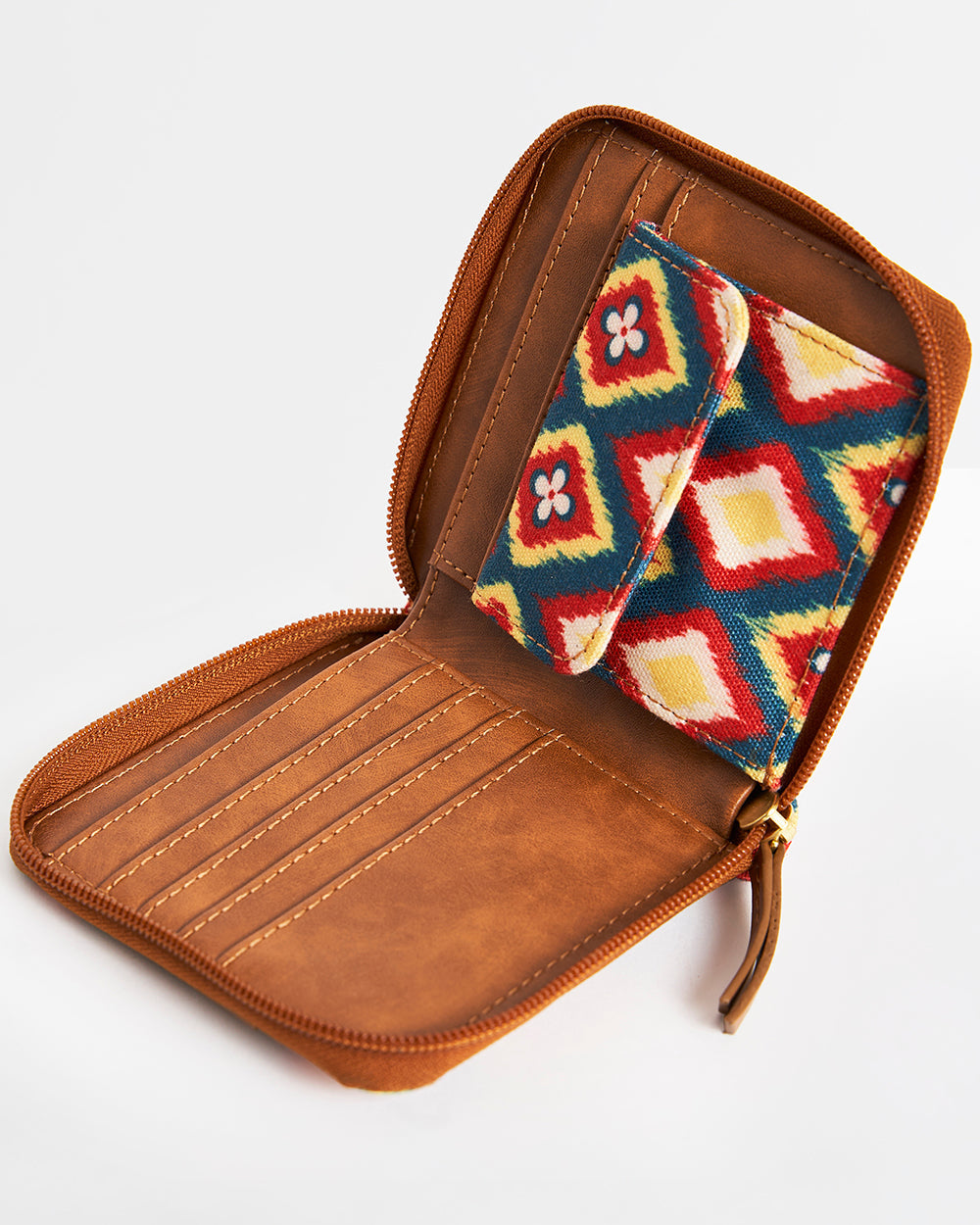 Ikkat Glow Mini Wallet