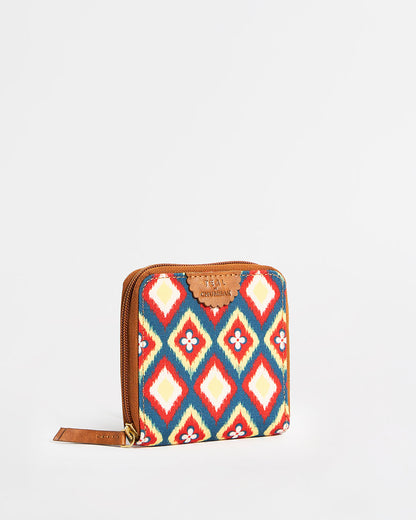 Ikkat Glow Mini Wallet