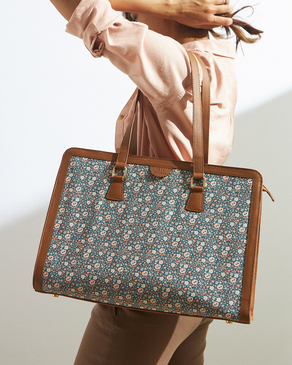 Floral Beds Office Tote