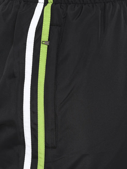 Alcis Active Run Black Green Tracksuit