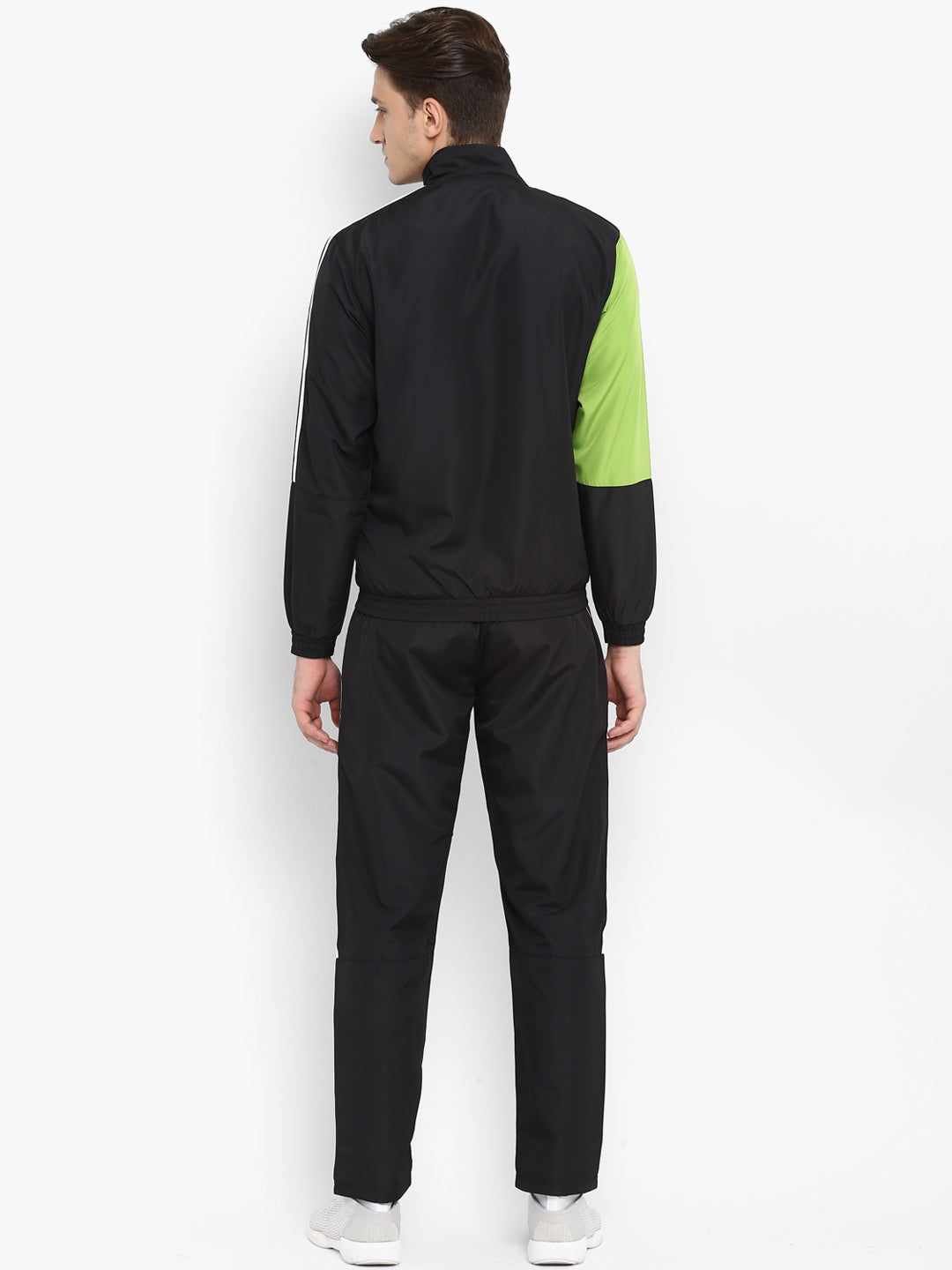 Alcis Active Run Black Green Tracksuit