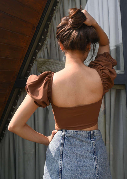 Pearl Puff Top