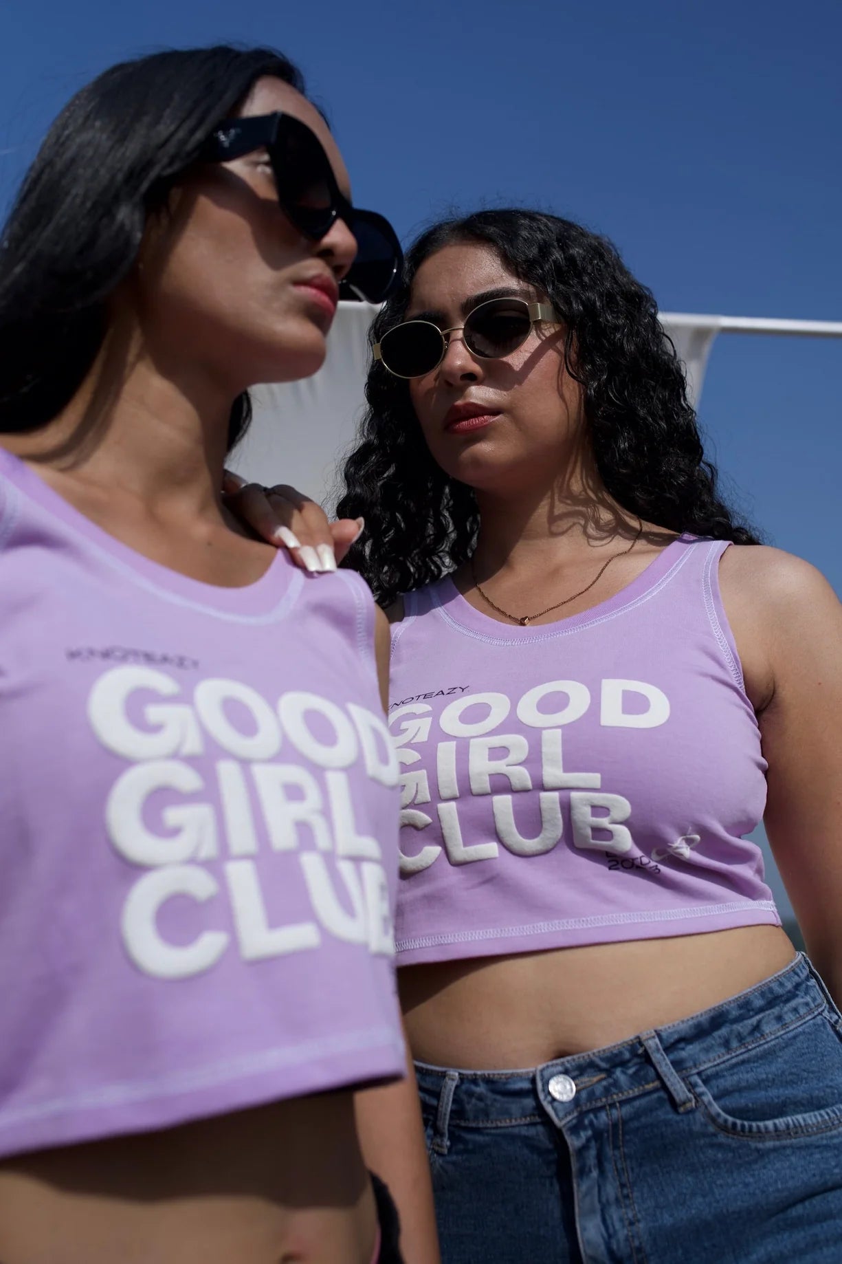 Good Girl Purple Crop Top