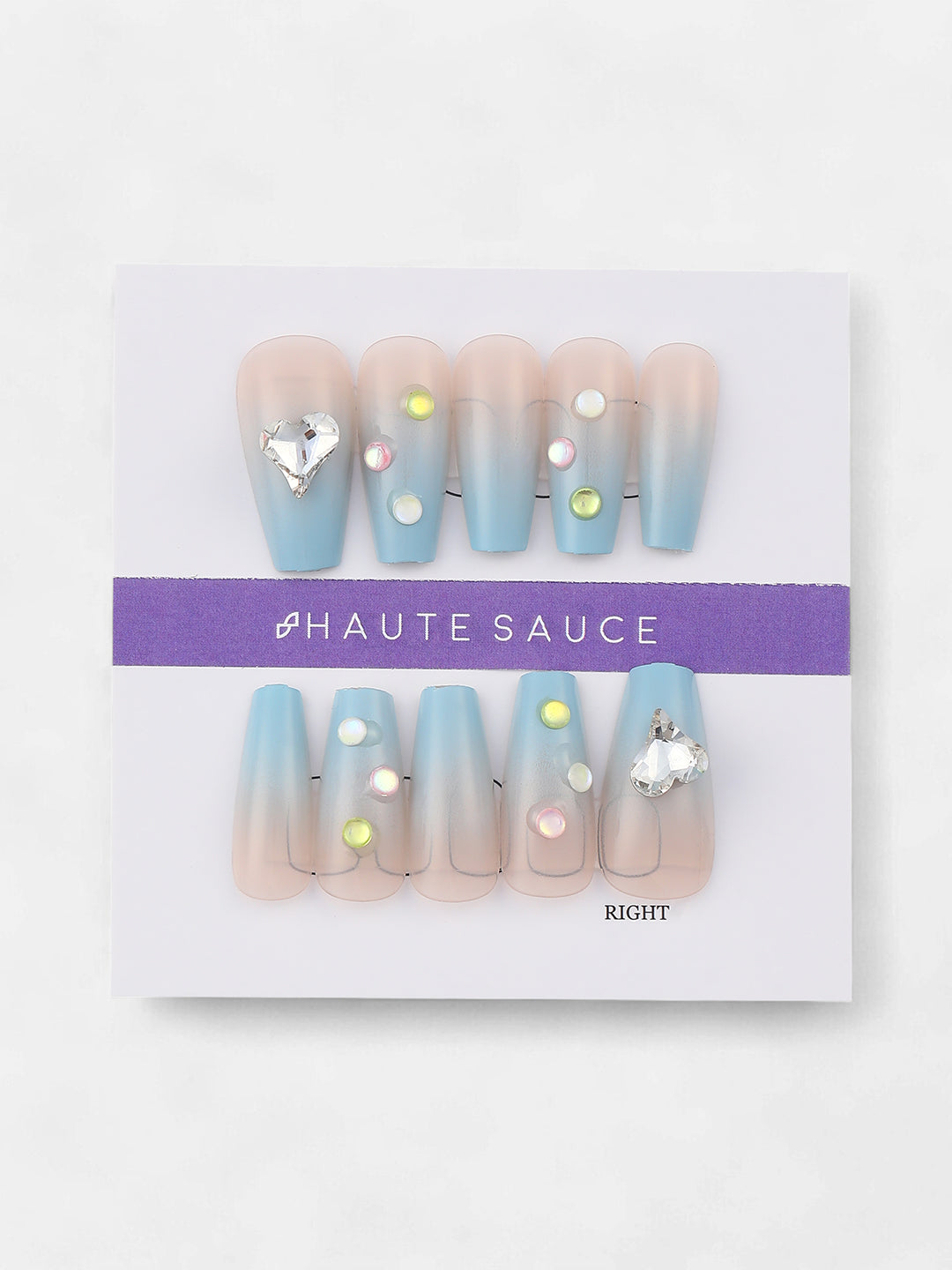 The SirÃ£Â¨Ne Press-On Nails - Powder Blue