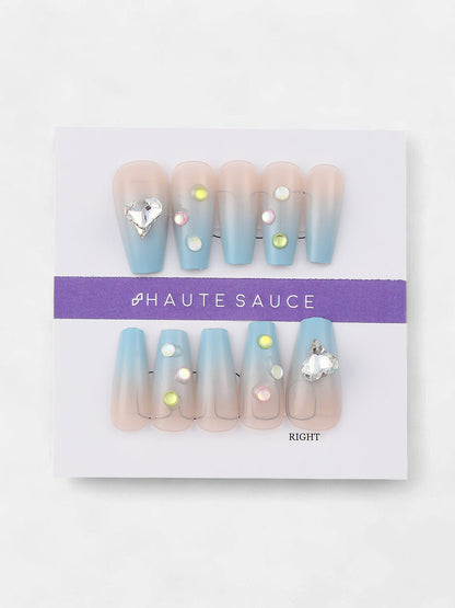 The SirÃ£Â¨Ne Press-On Nails - Powder Blue