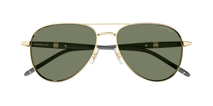 MONT BLANC Metal full Rose Gold Aviator