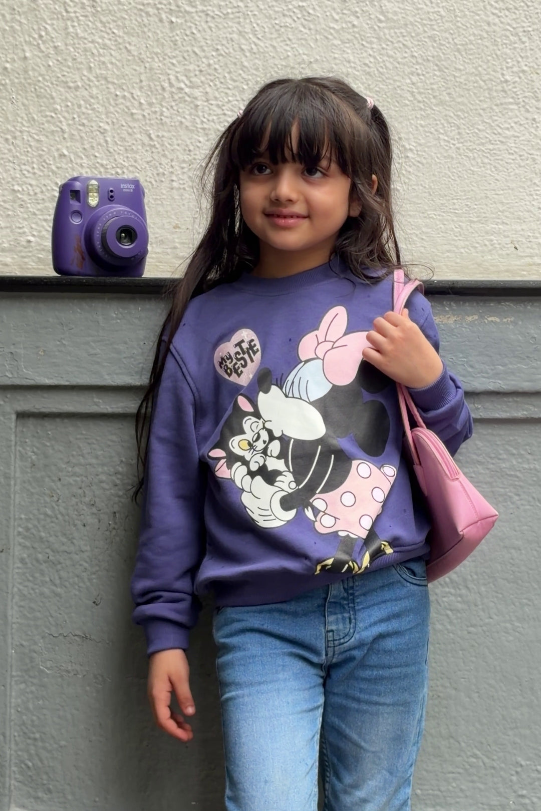 Minnie and Cat Sweatshirt Nap Chief