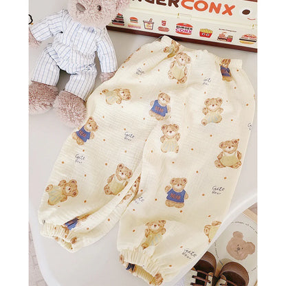 Mustard and Blue Ted Kids Nightsuit