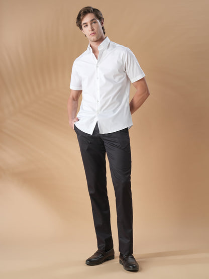 White Regular Fit Formal Cotton Shirt for men (CIPER)