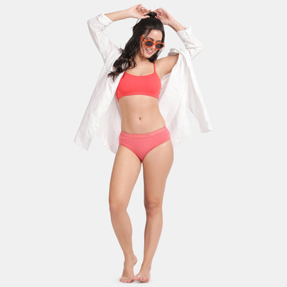 Envie Medium Rise 3/4th Coverage Hipster (Pack of 2)