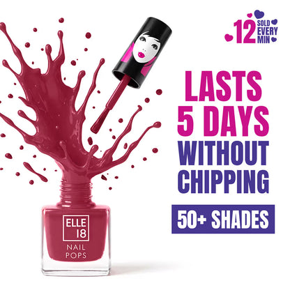 Elle 18 Nail Pops Shade 46 Nail Polish 5 MILLI_LITRE