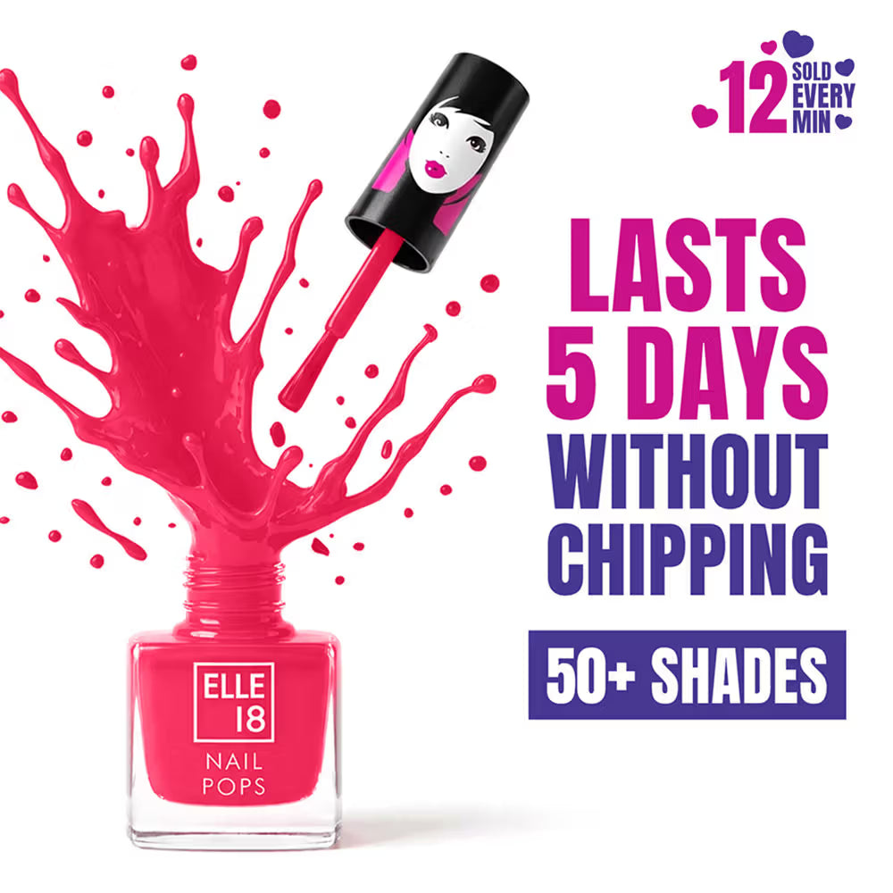 Elle 18 Nail Pops Nail Colour - 128 5 MILLI_LITRE