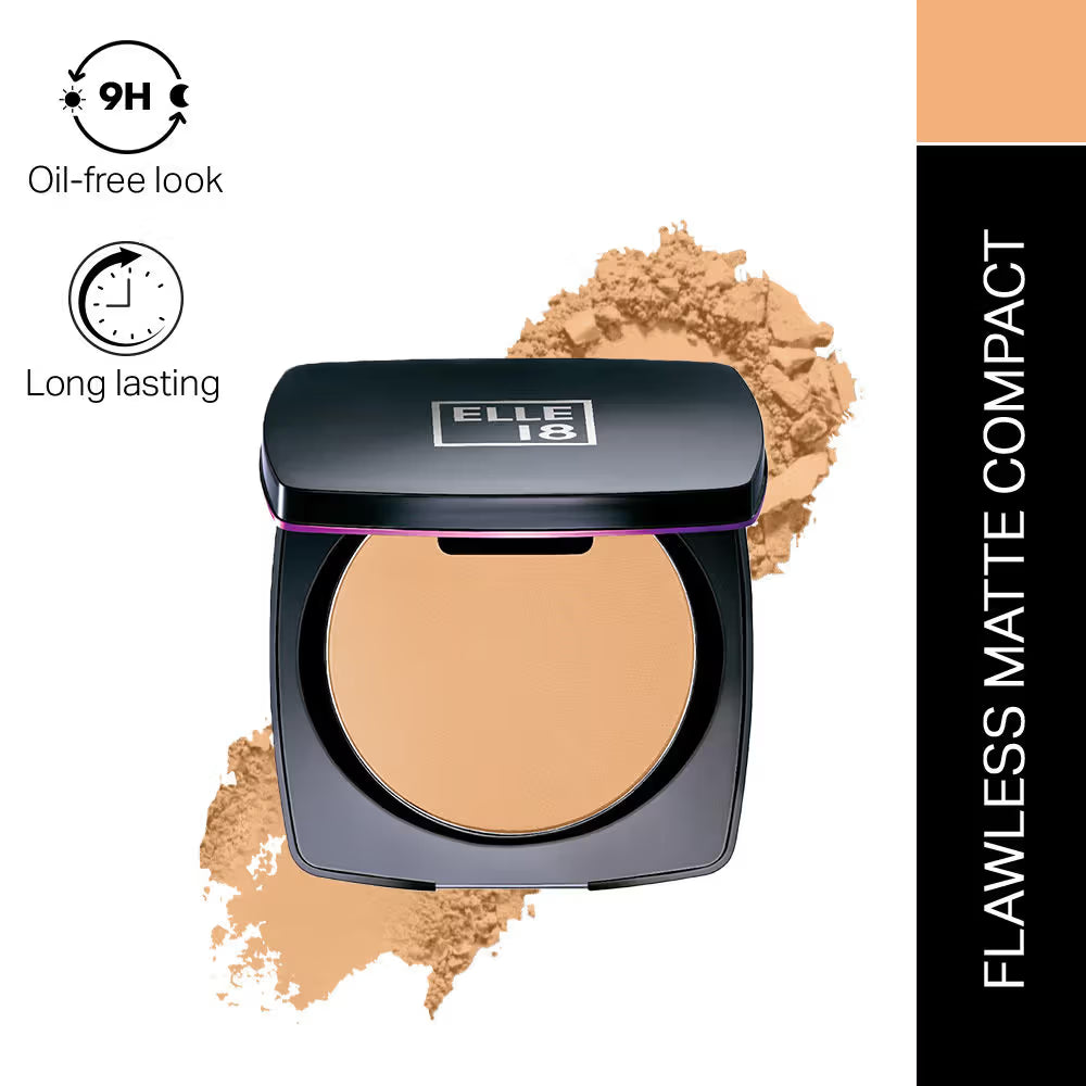 Elle 18 Lasting Glow Marble Compact Powder 9 GRAM