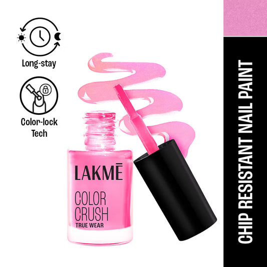 LAKME COLOUR CRUSH TRUE WEAR NAIL POLISH - 36 BABY PINK