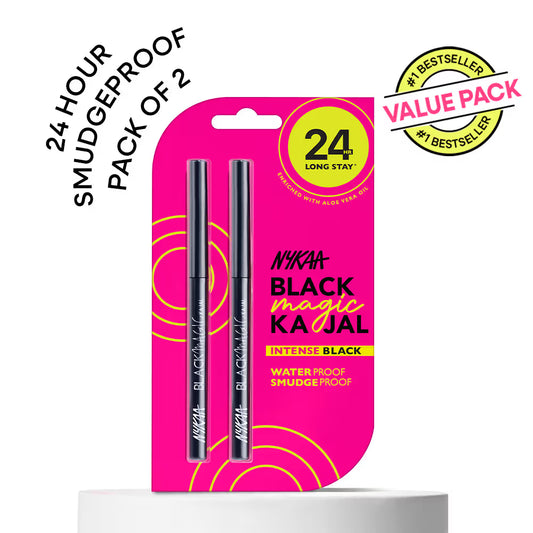 NYKAA BLACK magic KAJAL - INTENSE BLACK 0.6 GRAM