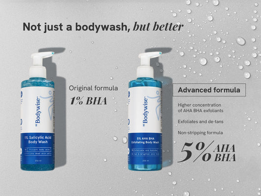 BE BODYWISE 5% AHA BHA Exfoliating Body Wash