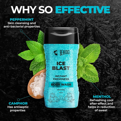Beardo Ice Blast Instant Freshness Body Wash 200 ml