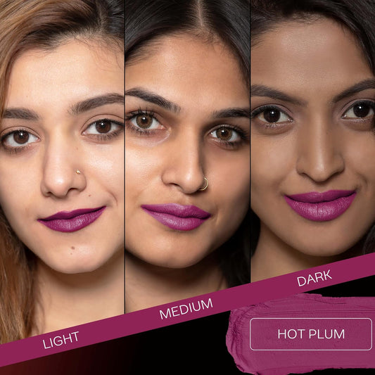 Faces Canada Weightless Matte Finish Lipstick - Hot Plum 24 4.5 g
