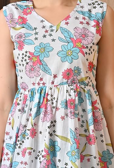 Peplum Cotton Short Kurtis for Woman-Multicolor