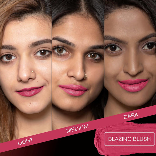 Faces Canada Weightless Matte Finish Lipstick - Blazing Blush 20