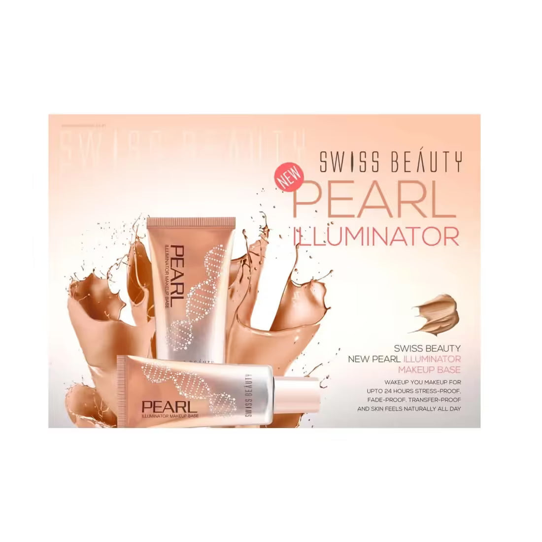 Swiss Beauty Illuminator Makeup Base Foundation - Silver Pink
