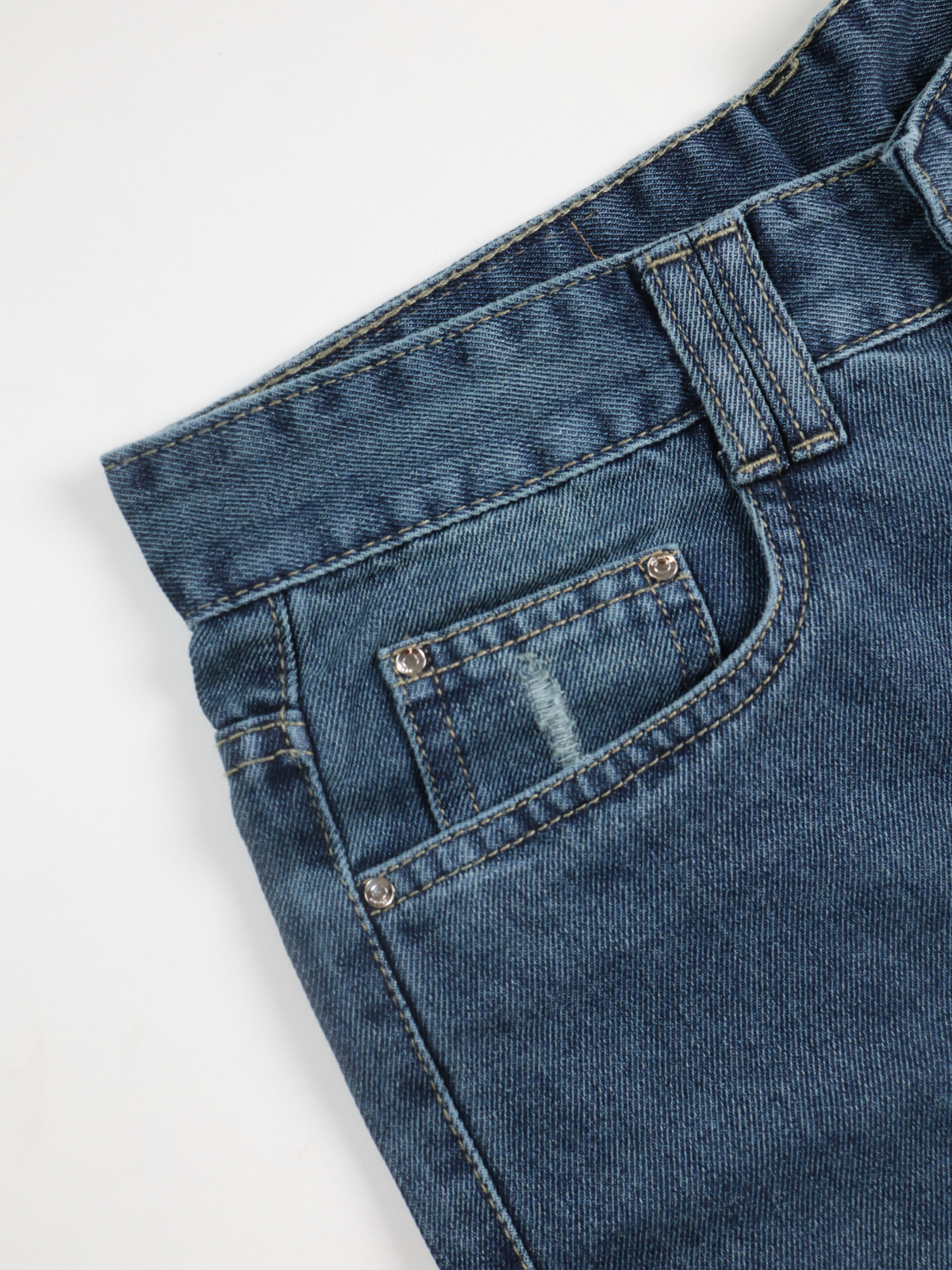 Starlight Blue Washed Wide Leg Jeans