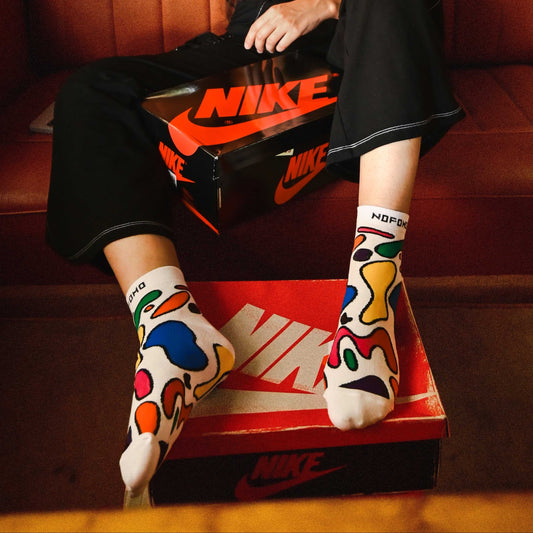 Colour Blast - Short Crew Socks NOFOMO