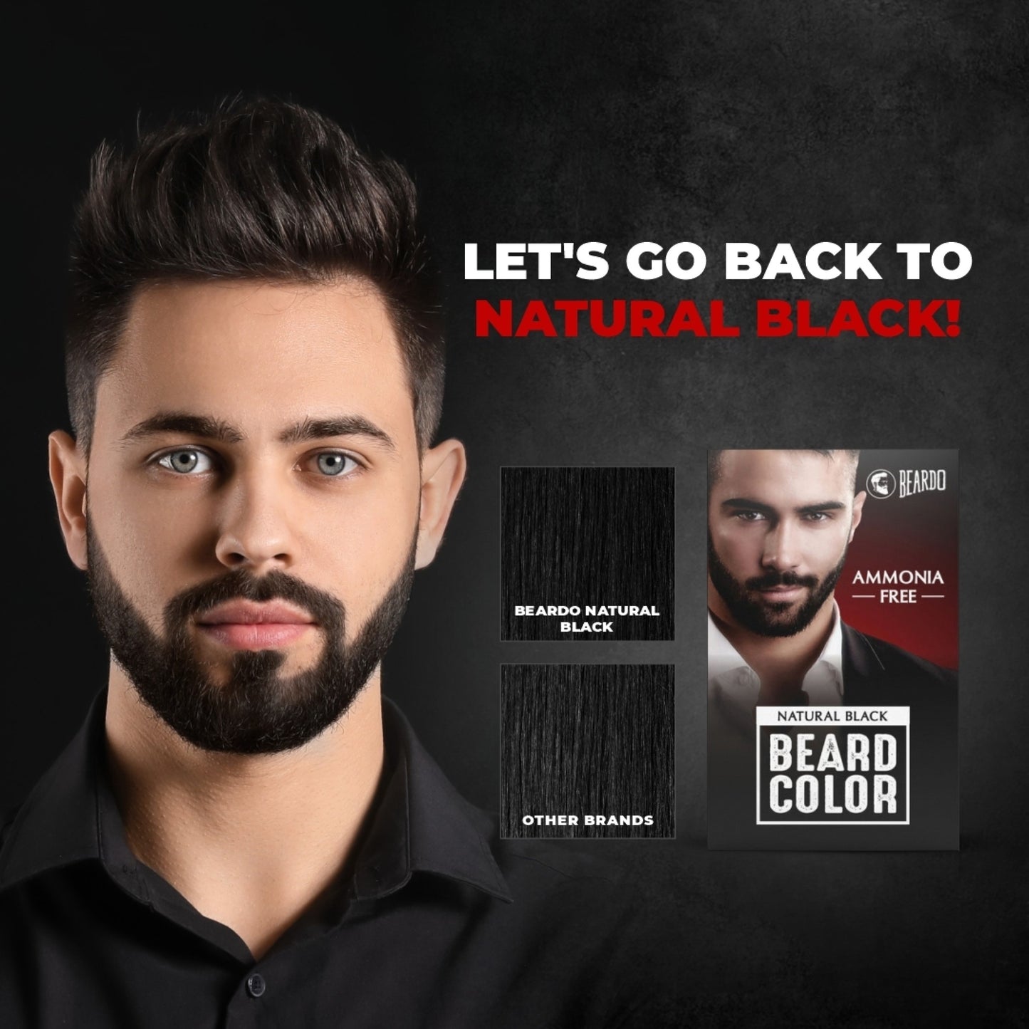 Beardo Natural Black Beard Color 30 g